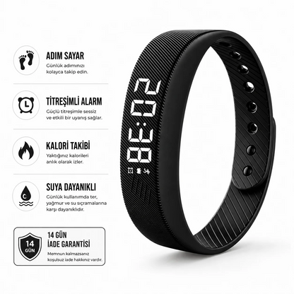 VexBand® – Titreşimli Akıllı Alarm Bilekliği