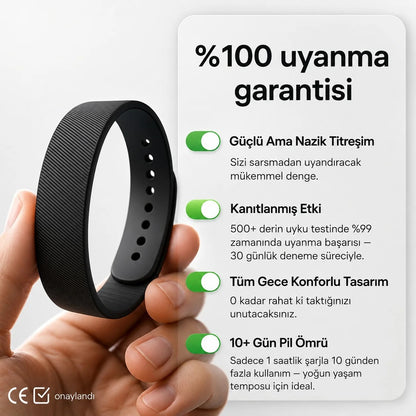 VexBand® – Titreşimli Akıllı Alarm Bilekliği