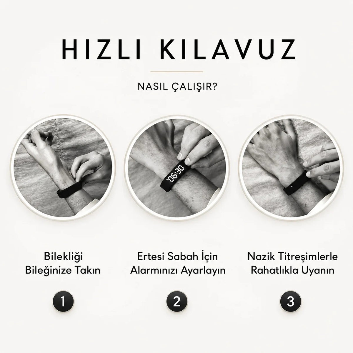 VexBand® – Titreşimli Akıllı Alarm Bilekliği