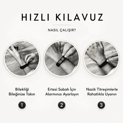 VexBand® – Titreşimli Akıllı Alarm Bilekliği