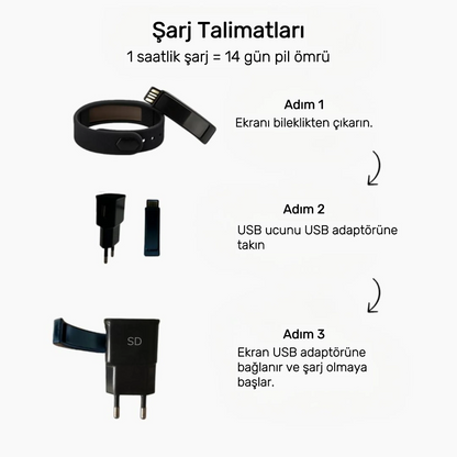 VexBand® – Titreşimli Akıllı Alarm Bilekliği