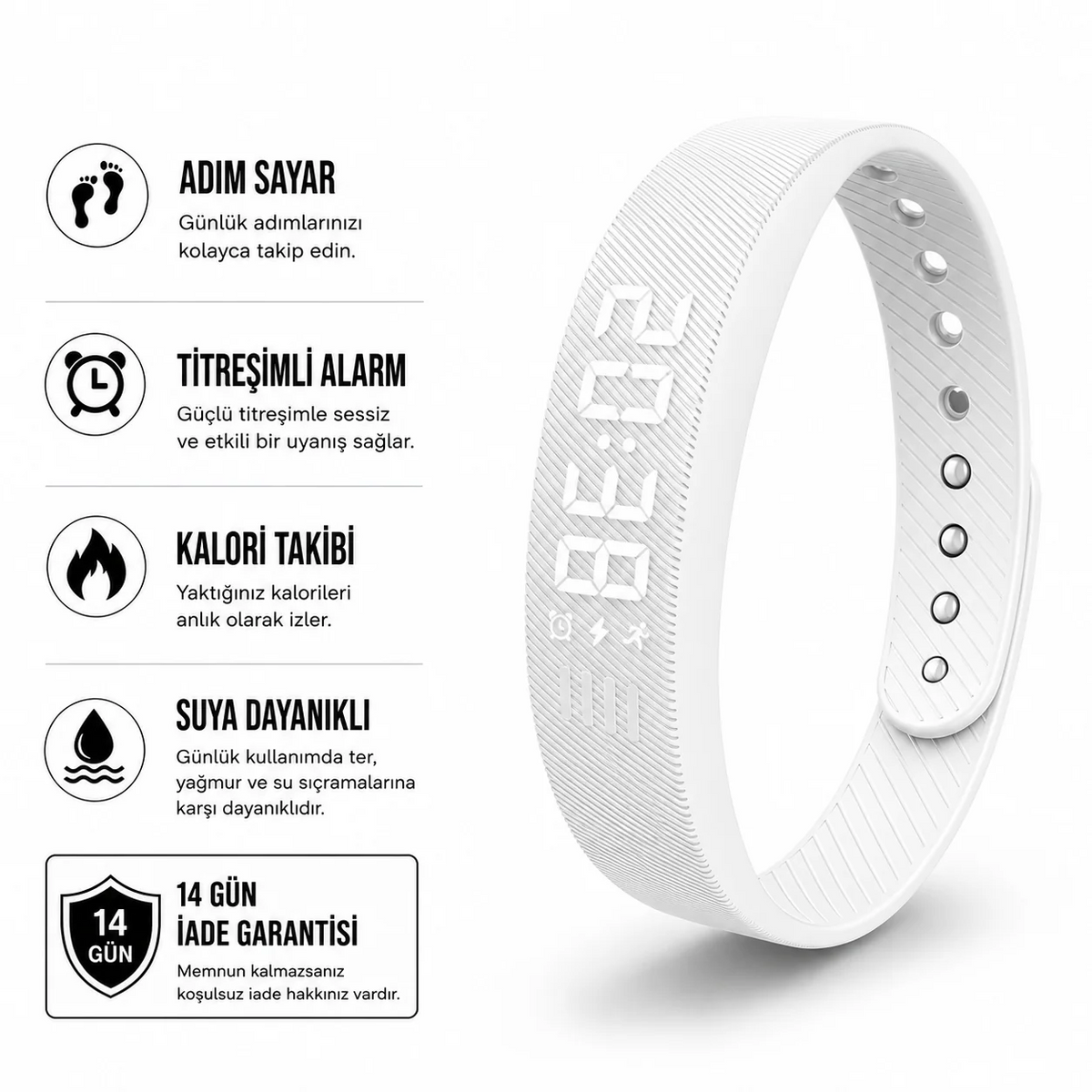 VexBand® – Titreşimli Akıllı Alarm Bilekliği